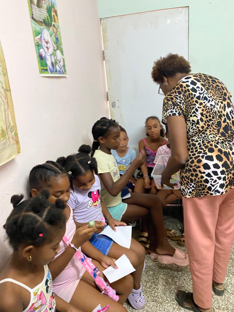 Children in classroom