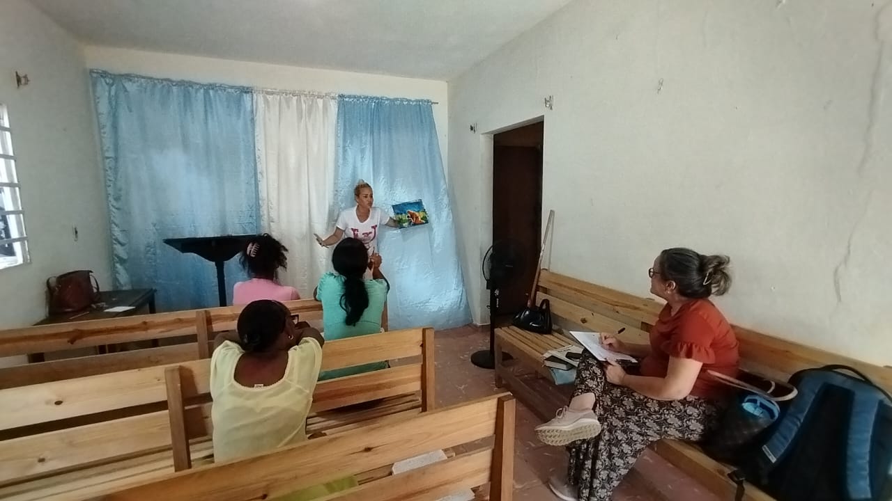 Classroom with adults