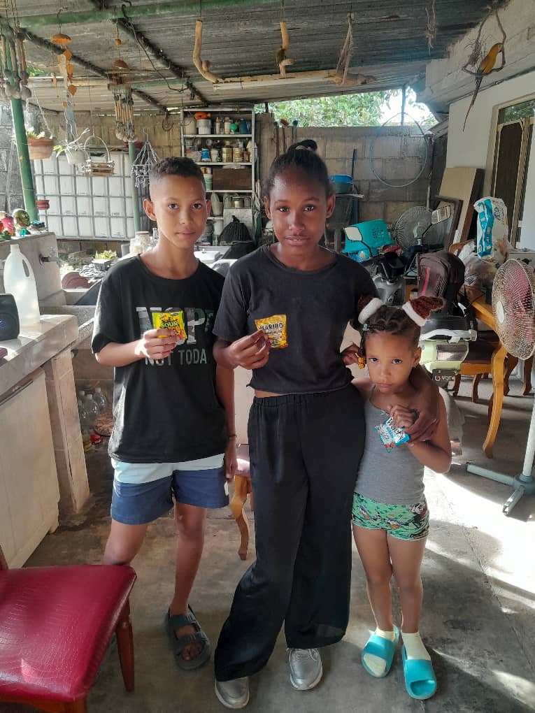 Three children