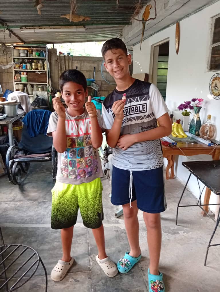 Two happy boys
